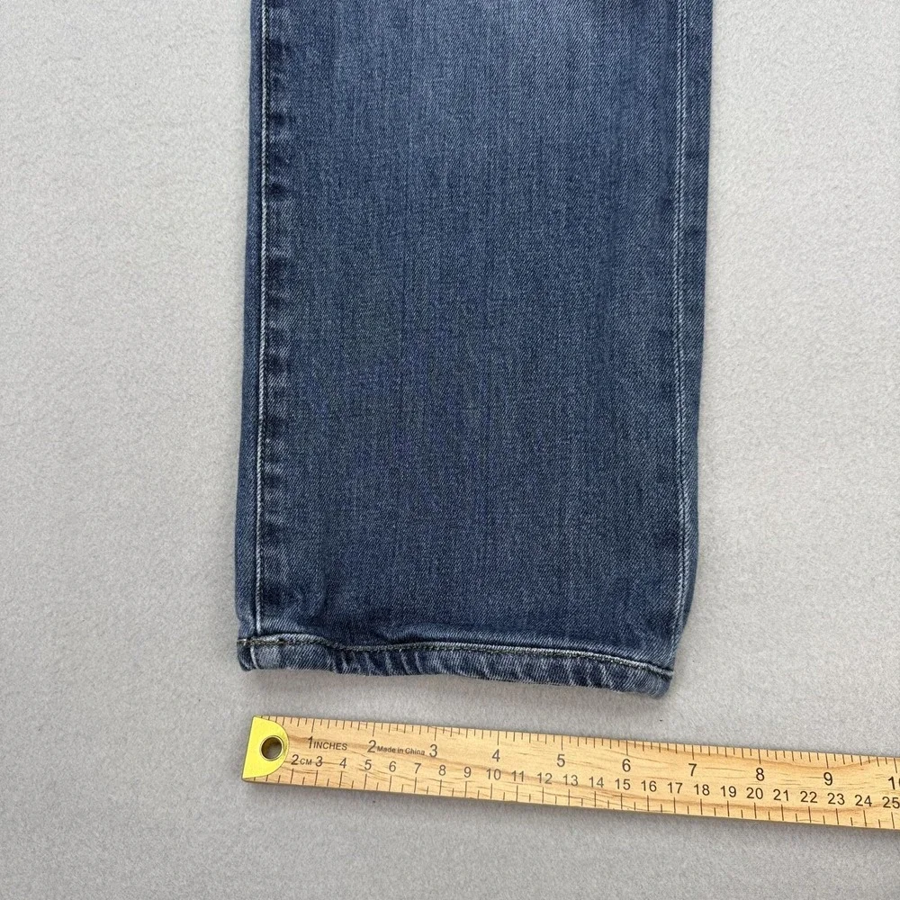 AG Adriano Goldschmied Everett Jeans Mens 34x34 (32x29 Fit) Slim Straight Hemmed